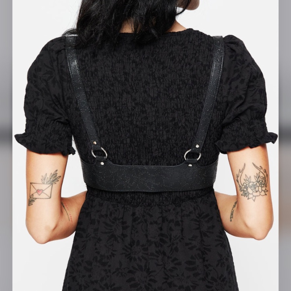 🖤SOLD🖤 Disturbia | Celia Ribbon Wrap Harness - Picture 2 of 3